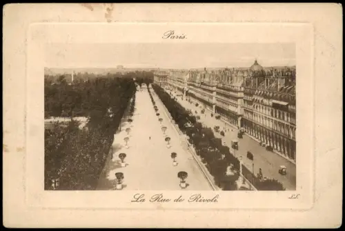CPA Paris La Rue de Rivoli 1908