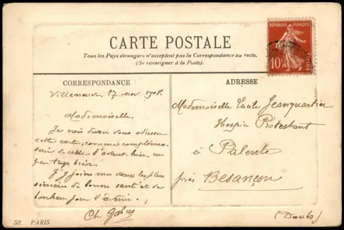 CPA Paris La Rue de Rivoli 1908