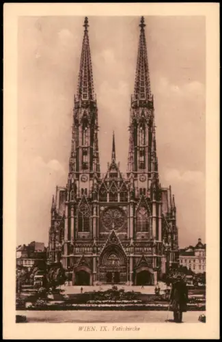 Ansichtskarte Wien Votivkirche 1910