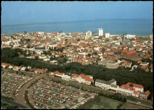 Ansichtskarte Norderney Luftbild Teilansicht Luftaufnahme Nordseeheilbad 1988