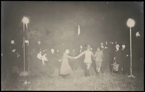 Foto Siegburg Nächtliche Sonnwendfeier in Siegburg 1923 Privatfoto
