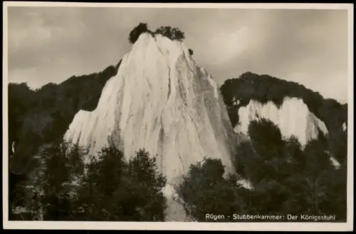 Stubbenkammer-Sassnitz Rügen Königsstuhl, Stubbenkammer auf Rügen 1937
