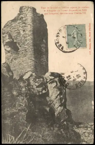 CPA Revel Ruine der Tour de Roquefort 1921