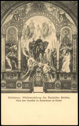 Goslar Wiedererstehung des Deutschen Reiches (Wislicenus-Gemälde) 1915