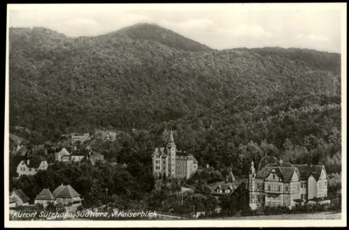 Ansichtskarte Sülzhayn-Ellrich Ortsansicht vom Kaiserblick 1930