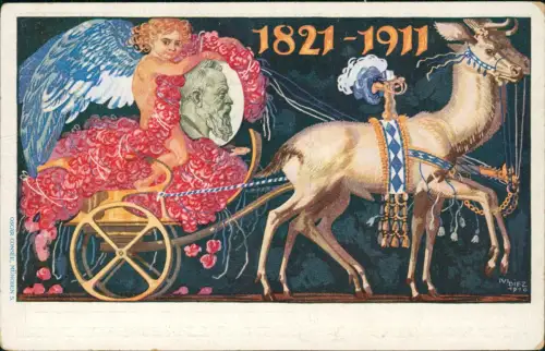 Ansichtskarte  Königreich Bayern Ganzsache 5Pf - 1821-1911 1911