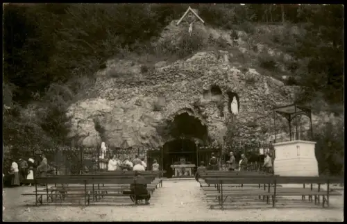 Ansichtskarte Maria Gugging Lourdesgrotte im Wienerwald 1930