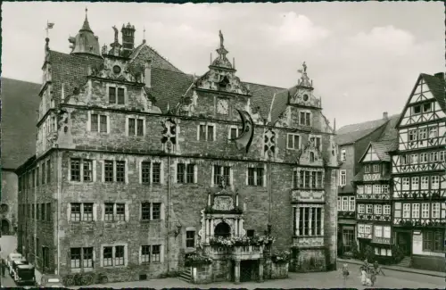 Ansichtskarte Hann. Münden Rathaus Fotokarte 1963