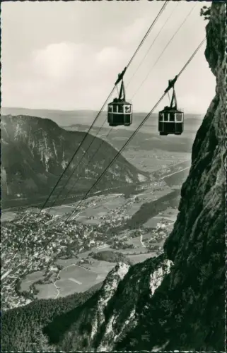 Predigtstuhl-Bad Reichenhall Predigtstuhl Seilbahn Fotokarte 1963