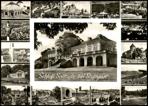 Stuttgart Schloss Solitude u. andere Sehenswürdigkeiten Stuttgart 1972