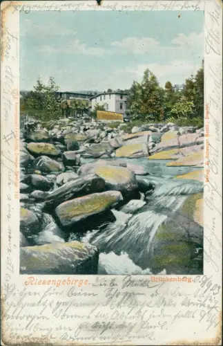 Brückenberg-Krummhübel Karpacz Górny Karpacz Ortspartie Gasthaus 1912