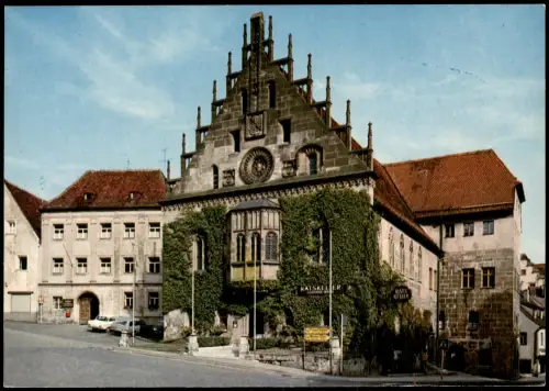 Ansichtskarte Sulzbach-Rosenberg Rathaus Straßen Ansicht 1965