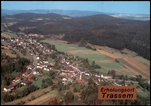 Ansichtskarte Trassem Panorama-Ansicht Luftaufnahme 1996