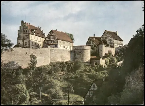 Ansichtskarte Vellberg Burg Veste Vellberg Krs. Schw. Hall 1960