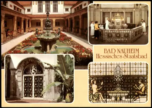 Bad Nauheim Hessisches Staatsbad (Mehrbildkarte Kur-Anlagen) 1970