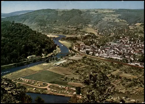 Ansichtskarte Nassau (Lahn) Panorama-Ansicht 1970