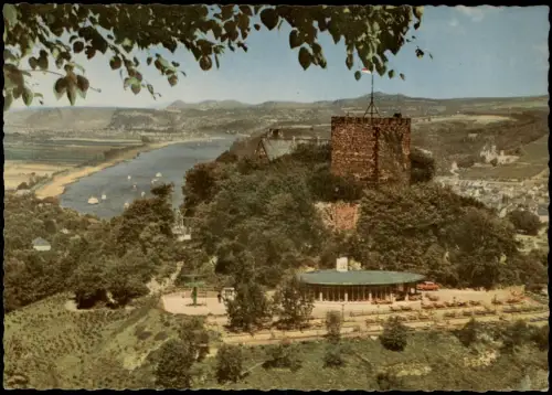 Ansichtskarte Bad Breisig Burg Rheineck (Castle on River Rhine) 1961