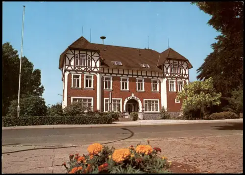 Ansichtskarte Tostedt Straßen Partie am Rathaus 1975