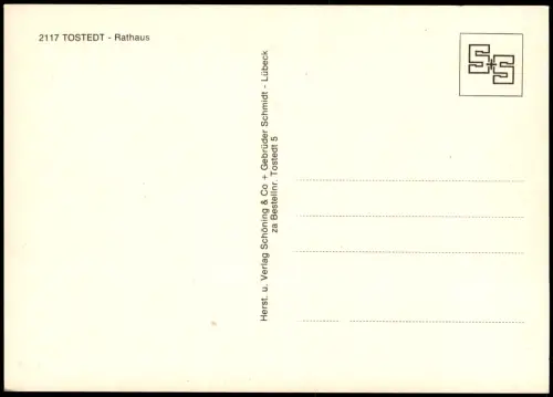 Ansichtskarte Tostedt Straßen Partie am Rathaus 1975