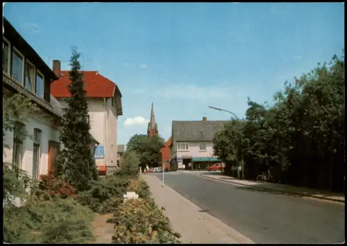 Ansichtskarte Tostedt Ortsansicht Straßen Partie 1965