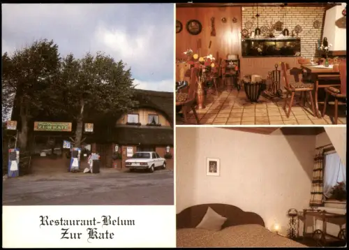 Belum Restaurant Zur Kate Inh. Krickhahn Cuxhavener Straße (Mehrbildkarte) 1970
