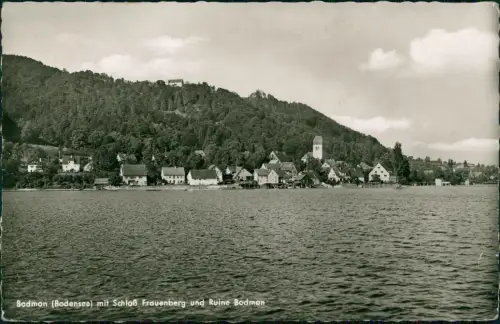 Ansichtskarte Bodman-Ludwigshafen Stadt vom Bodensee 1961
