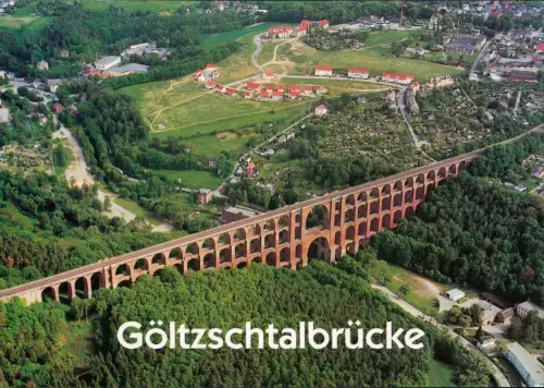 Ansichtskarte Netzschkau (Vogtland) Göltzschtalbrücke 1995