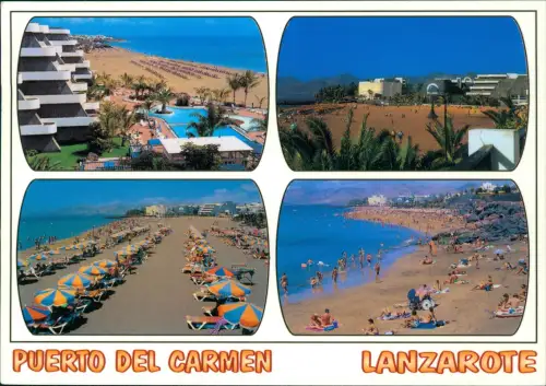Puerto del Carmen Mehrbildkarte Puerto del Carmen, Lanzarote 1998