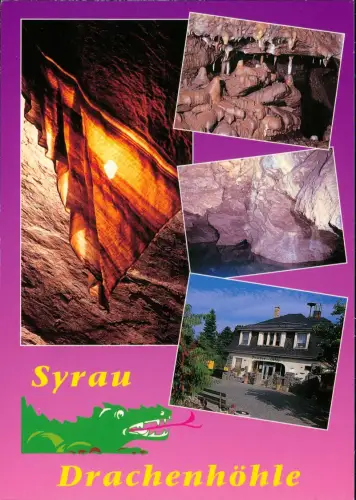 Syrau (Vogtland) Drachenhöhle Syrau, Innenansichten und Höhleneingang 1995
