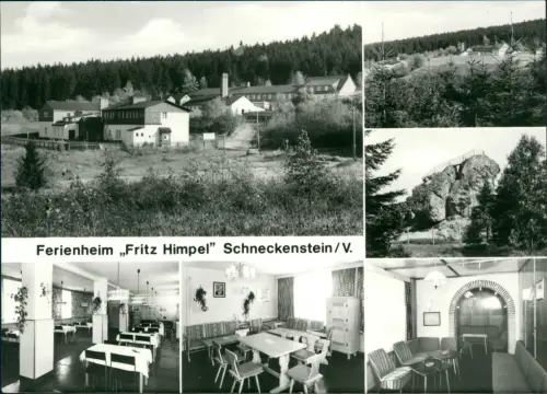Schneckenstein-Tannenbergsthal Vogtland Ferienheim Fritz Himpel und Felsen 1977