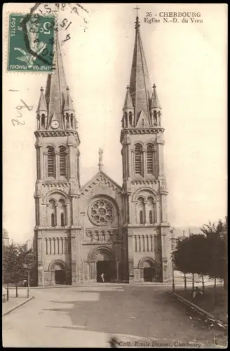 CPA Cherbourg-en-Cotentin Eglise Notre-Dame du Vœu 1915