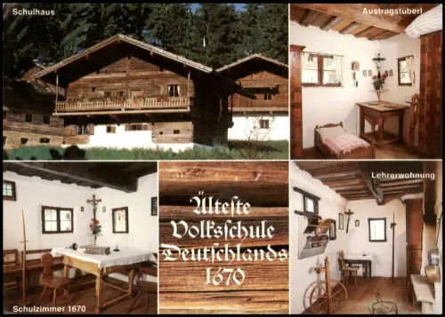 Tittling Museumsdorf Bayerischer Wald (älteste Volksschule Deutschlands) 1998