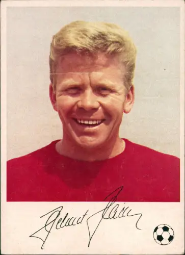 Fußballspieler Helmut Haller (AC Bologna) - Knorr Werbekarte 1965
