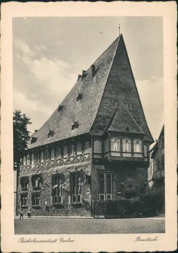 Ansichtskarte Goslar Gildehaus Brusttuch 1941