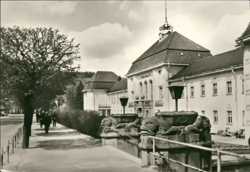 Ansichtskarte Bad Elster Badehaus 1980