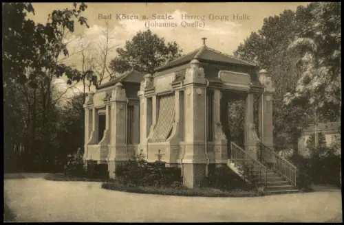 Ansichtskarte Bad Kösen Herzog Georg Halle 1912