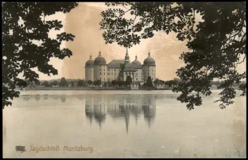Ansichtskarte Moritzburg Jagdschloß Moritzburg. 1912