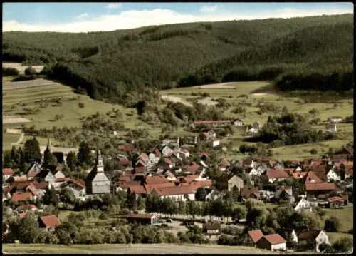 Bieber-Biebergemünd Panorama von BIEBER Blick Naturpark Spessart 1965