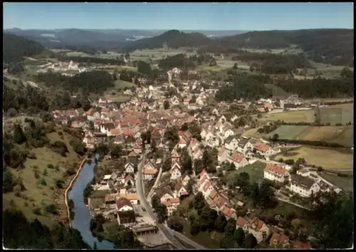 Ansichtskarte Velden/Vils Luftaufnahme Gesamtansicht v. Flugzeug aus 1972