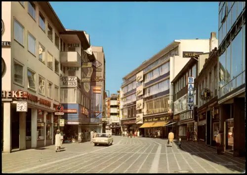 Ansichtskarte Braunschweig Damm, Einkaufsstraße, Auto Geschäfte 2 1965