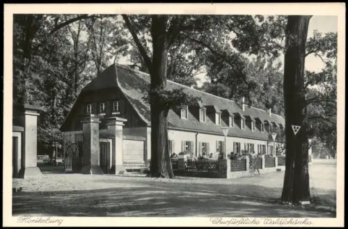 Ansichtskarte Moritzburg Churfürftliche Waldfchänke. 1928