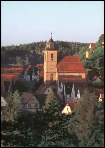 Betzenstein  Blick Stadtpfarrkirche Betzenstein vom Badersberg 1980