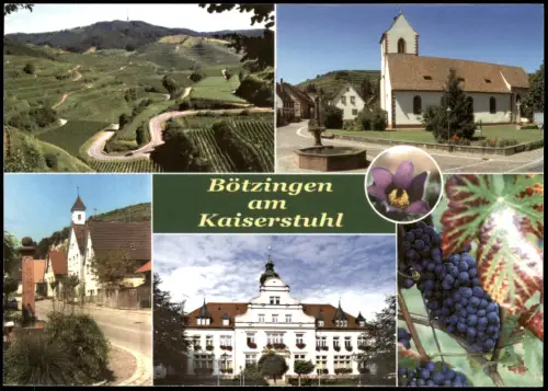 Ansichtskarte Bötzingen Mehrbildkarte mit div. Ortsansichten 1990