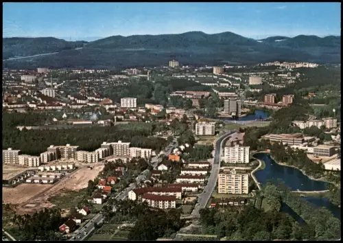 Ansichtskarte Bielefeld Luftbild Sennestadt vom Flugzeug aus 1980