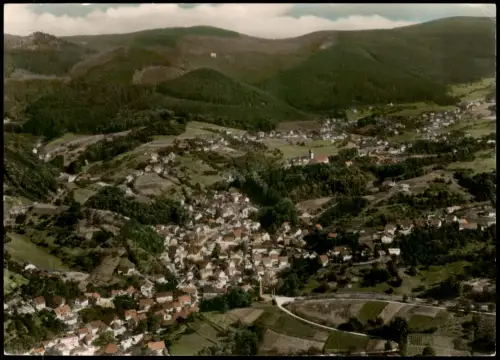 Ansichtskarte Bühlertal Luftbild Totalansicht vom Flugzeug aus 1968