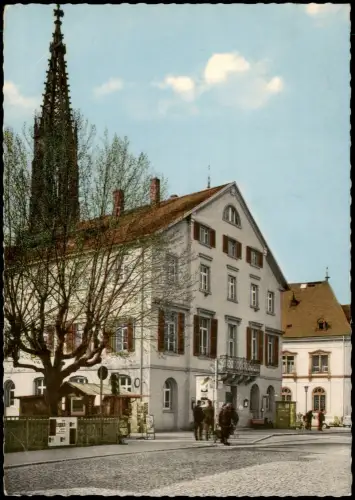 Bühl (Baden) Ortsansicht Straßenpartie kleiner Kiosk Telefonzelle 1976/1965