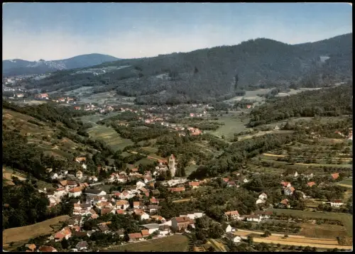 Ansichtskarte Neusatz-Bühl (Baden) Ortsansicht Panorama von Neusatz 1980