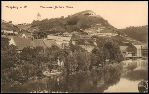 Ansichtskarte Freyburg (Unstrut) Stadt, Turnvater Jahn's Haus 1912