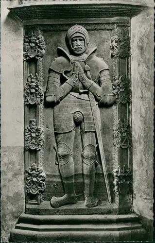 Meisenheim Grabdenkmal d. Grafen Simon Boos v. Waldeckin der Schloßkirche 1962