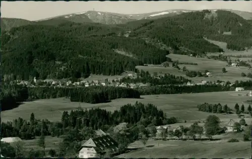 Ansichtskarte Hinterzarten Fernblick auf die Stadt 1960
